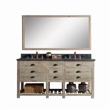 Mueble de baño antiguo de madera