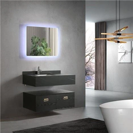 Venta caliente China Armario de baño sin pintura