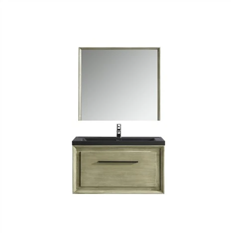 Mueble de baño retro montado en la pared