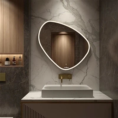 Espejo LED con forma irregular