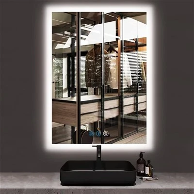 Espejo de tocador de baño LED retroiluminado con luces