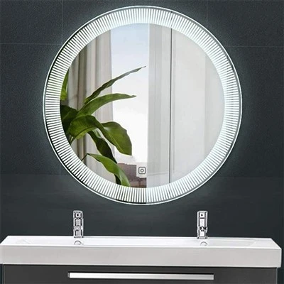 Lámpara de pared moderna con interruptor táctil LED redonda