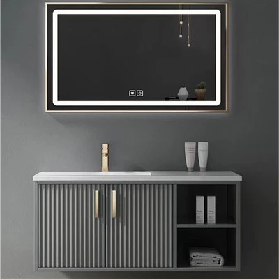 Tocador de pared con espejo LED