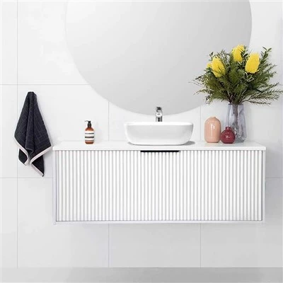 Tocador de baño moderno blanco